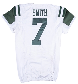 2013 Geno Smith Game Used New York Jets Road Jersey Used on 10/7/2013 (NFL-PSA/DNA)